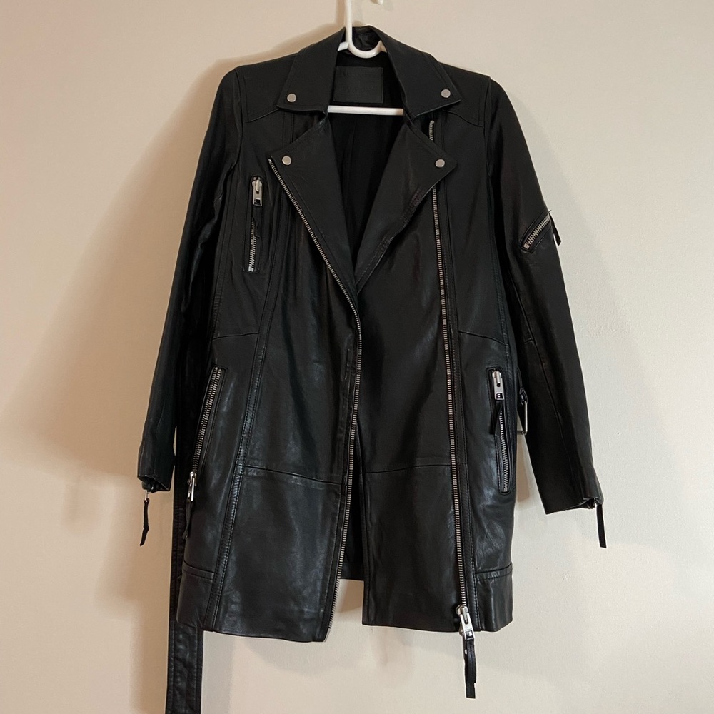 All saints Leather jacket